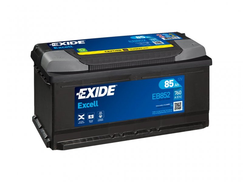 Akumulator Exide Excell 12V 85Ah 760A EB852
