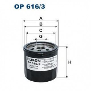 Olejový filter FILTRON OP616/3