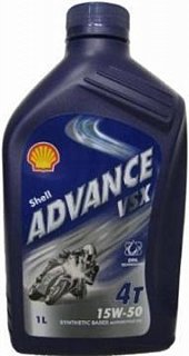 shell Advance 4T AX7 15W-50 1L /VSX/
