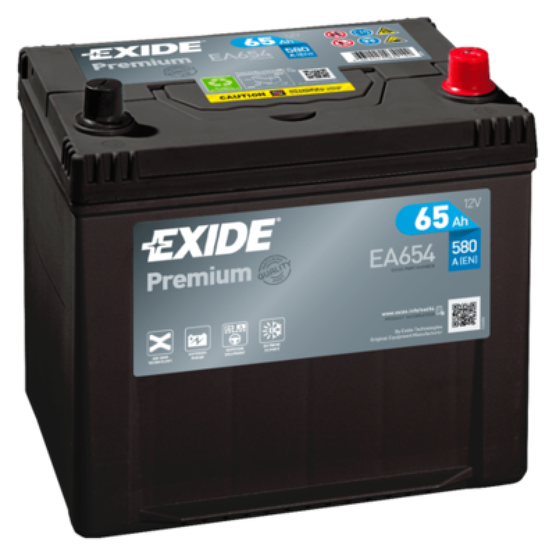 Akumulator EXIDE PREMIUM 12V 65AH 580A EA654