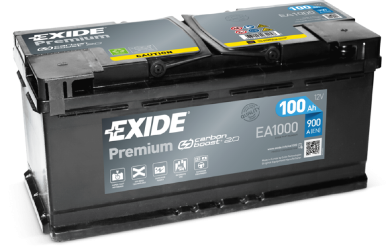 Autobatéria Exide Premium 12V 100Ah 900A EA1000