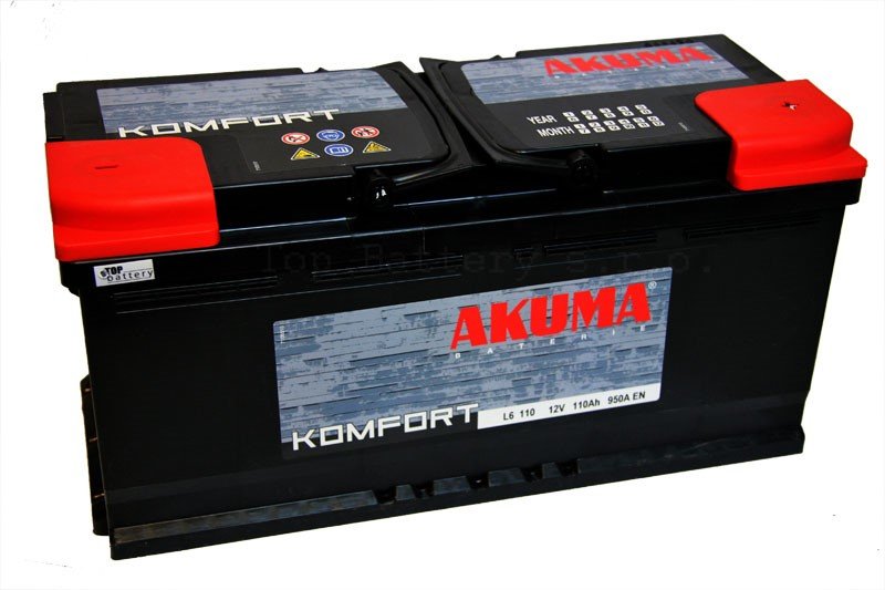 Autobatéria AKUMA Komfort 12V 110Ah 950A L6 110