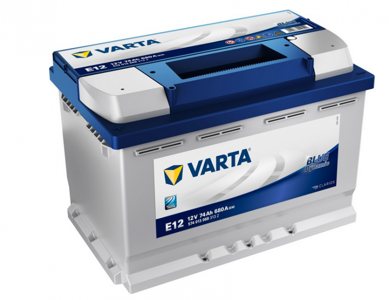 Akumulator Varta blue 12V 74Ah 680A Lava 574 013 068