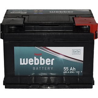 WEBBER 12V 55Ah 480A WA0550