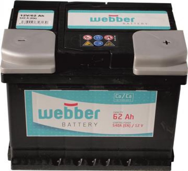 Akumulator WEBBER 12V 62Ah 540A, WA0620