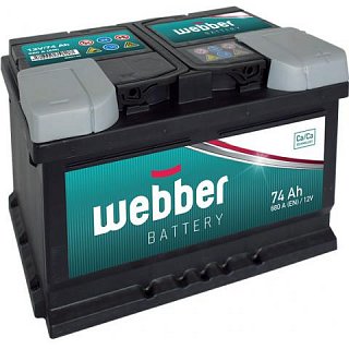 WEBBER 12V 74Ah 680A WA0740