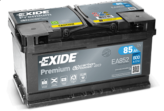 Akumulator Exide Premium 12V 85Ah 800A, EA852