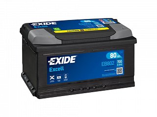 Exide Excell 12V 80Ah 700A EB802