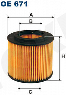 Olejový filter FILTRON OE 671