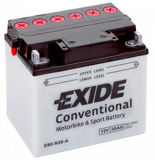 Exide E60-N30-A 12V 30Ah 300A