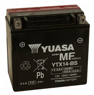 Yuasa YTX14-BS 12V 12Ah 200A