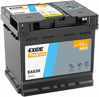 Exide Premium 12V 53Ah 540A EA530