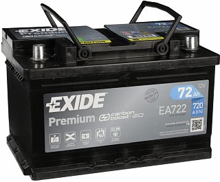 Autobatéria Exide Premium 12V 72Ah 720A EA722