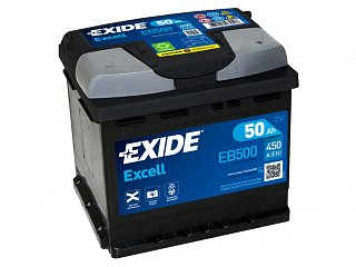 EXIDE Excell 12V 50Ah 450A EB500