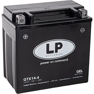 LP GEL GTX14-BS 12V 12Ah 180A