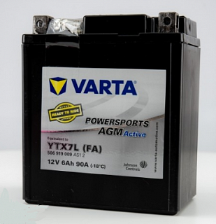 VARTA AGM YTX7L (FA) 12V 6AH 90A