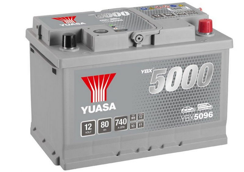 Akumulator YUASA 12V,80Ah, 740A,YBX5096