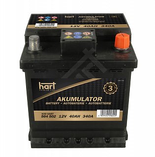 Hart 12V 40Ah 340A 564 502