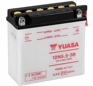 Yuasa 12N5.5-3B 12V 6Ah 55A