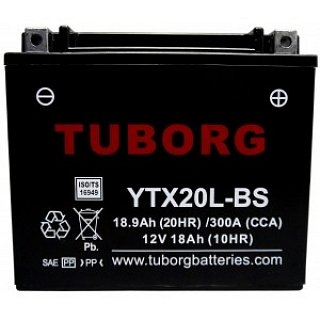 Tuborg YTX20L-BS 12V 18,9Ah 300A