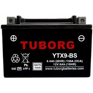 Tuborg YTX9-BS 12V 8,4Ah 150A