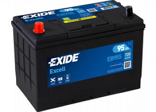 Exide Excell 12V 95Ah 760A EB955