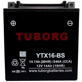 Tuborg YTX16-BS 12V 14,7Ah 240A