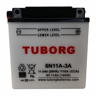 Tuborg 6N11A-3A 6V 11,8Ah 110A