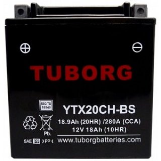 Tuborg YTX20CH-BS 12V 18Ah 280A