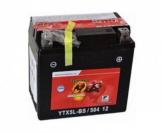 Banner 50412 12V 4Ah 80A YTX5L-BS