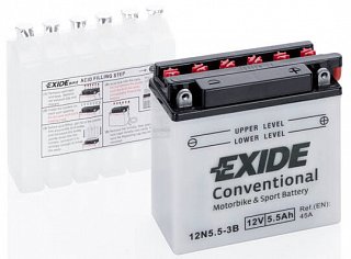 Exide 12N5.5-3B 12V 5,5Ah 45A