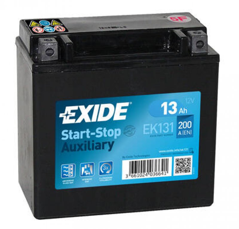 Exide Start-Stop 12V 13Ah 200A EK131