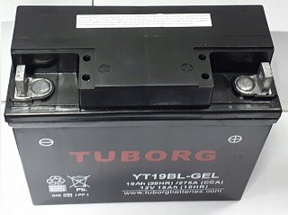 Tuborg YT19BL-GEL 12V 19Ah 275A