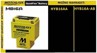 MOTOBATT 12V/ 17,5Ah (L) MB16A