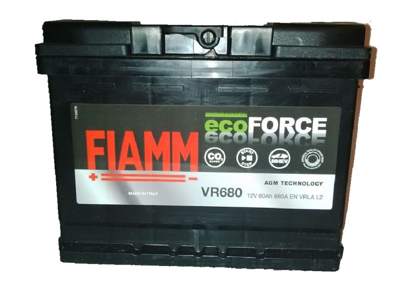 Fiamm AGM 12V 60Ah 680A VR 680