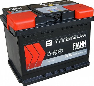 Fiamm Black Titanium 12V 60Ah 510A L2 60