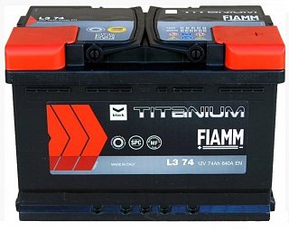 Fiamm Black Titanium 12V 74Ah 640A L3 74