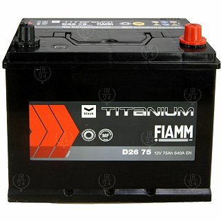Fiamm Black Titanium 12V 75Ah 640A D26 75