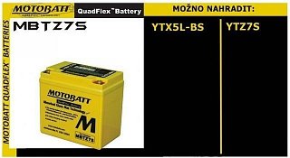 Motobatt 12V/ 6,5Ah (P) MBTZ7S