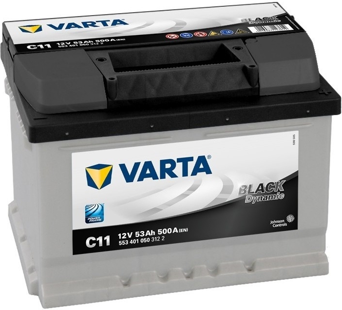 AKUMULATOR VARTA BLACK 12V 53AH 500A P+ 553 401 050