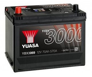 Yuasa 12V 72Ah 630A YBX3069