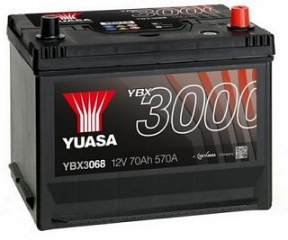YUASA 12V 72Ah 630A YBX3068