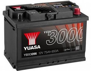 Yuasa 12V 75Ah 650A YBX3096